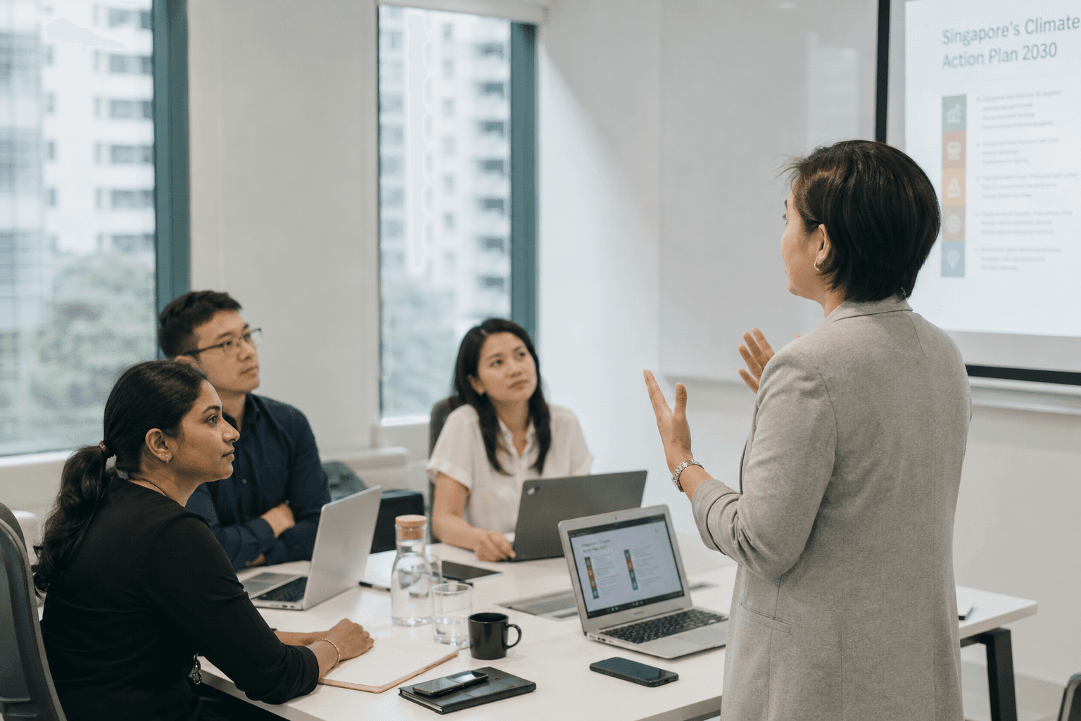 A live AIS Academy corporate training session in Singapore